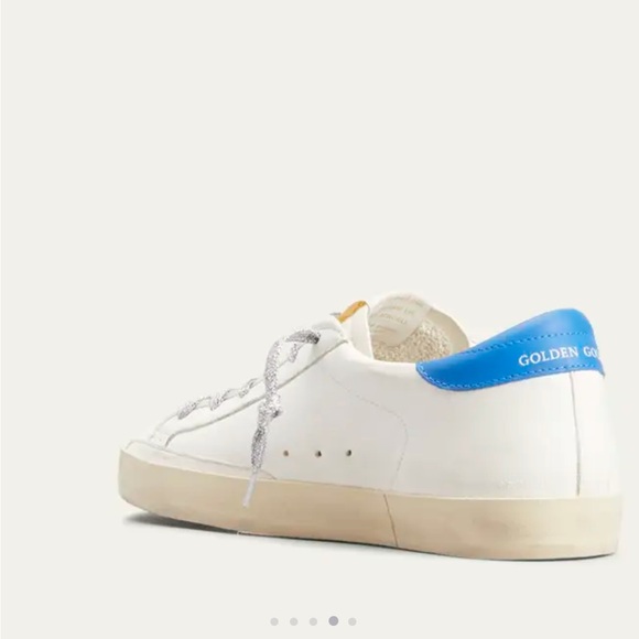 Golden goose superstar mixed leather low-top sneakers - Picture 2 of 6